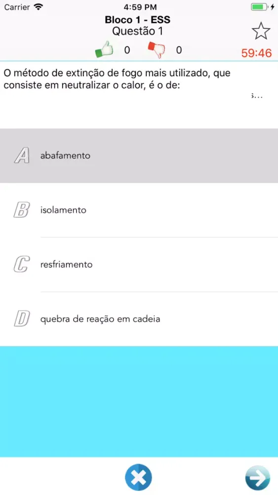 Capturas de pantalla de Simulado CMS Comissários ANAC