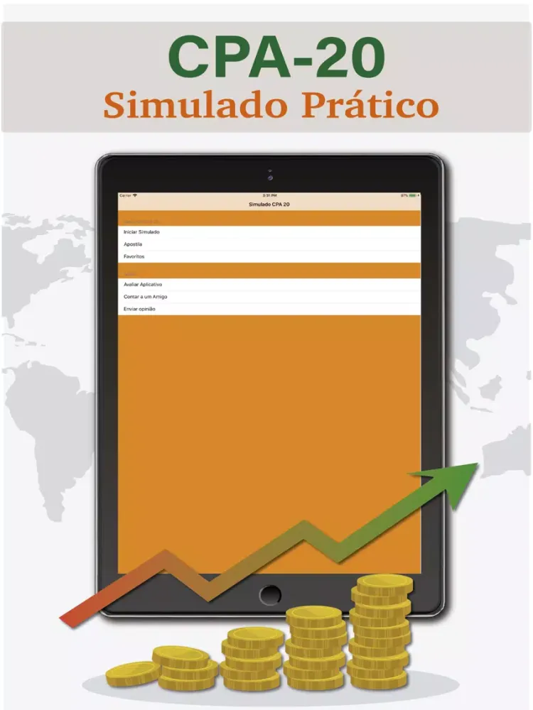 Скриншоты Simulado CPA 20 ANBIMA 2019 iPad 