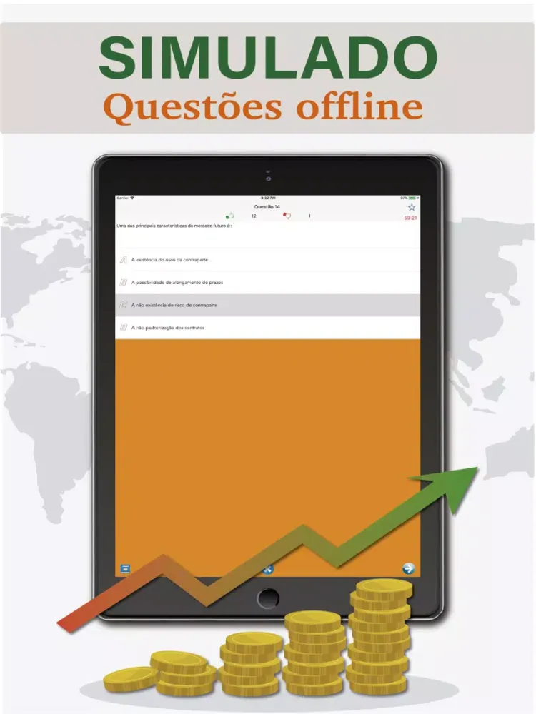 Скриншоты Simulado CPA 20 ANBIMA 2019 iPad 