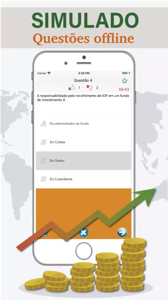 Скриншоты Simulado CPA 20 ANBIMA 2019