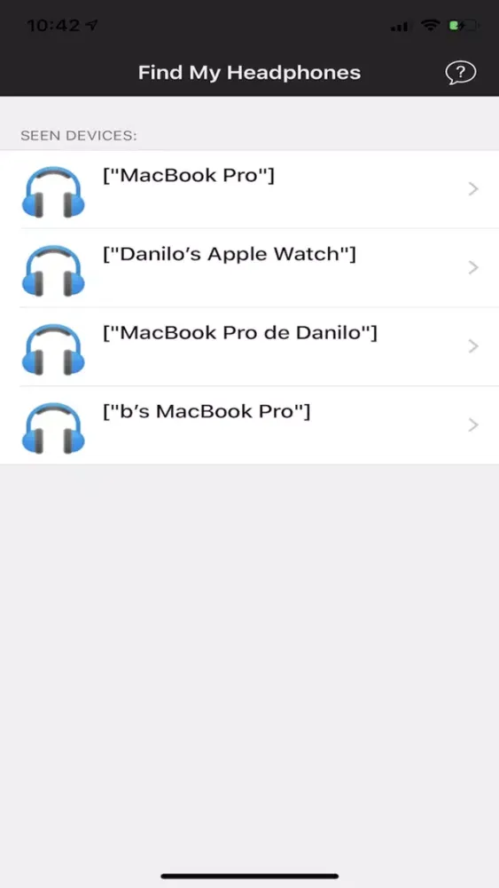 تصاویر Find My Headphones & headsets
