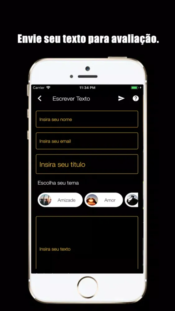 Ảnh chụp màn hình của Queridos Textos Premium