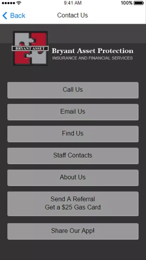 Bryant Asset Protection سکرین شاٹس