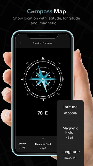 MapCompass : Compass with Maps Screenshots