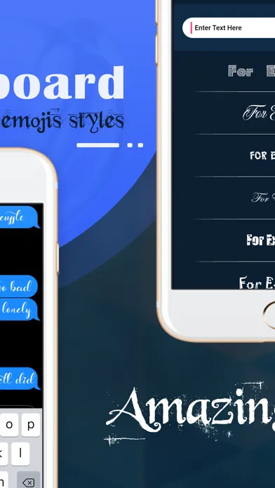 Tangkapan layar Fancy Fonts - Keyboard Fonts