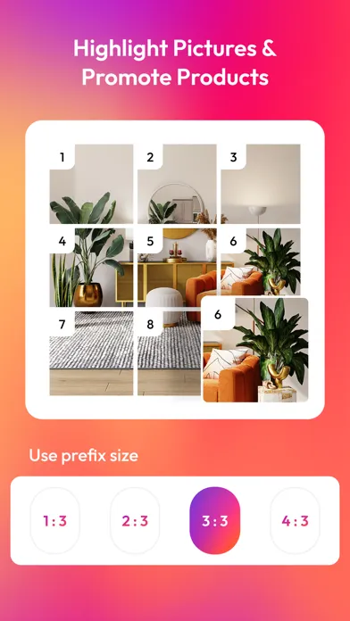 Screenshot di Grids Square Cut : 9 Square