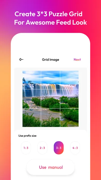 Screenshot di Grids Square Cut : 9 Square