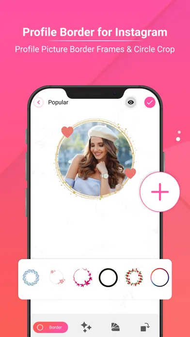 Captures d'écran de Profile Picture - Border Frame