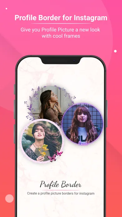 Captures d'écran de Profile Picture - Border Frame