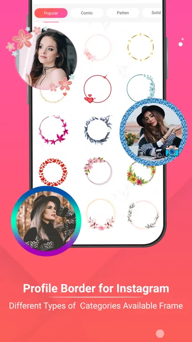 Captures d'écran de Profile Picture - Border Frame