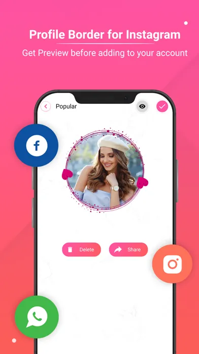 Captures d'écran de Profile Picture - Border Frame