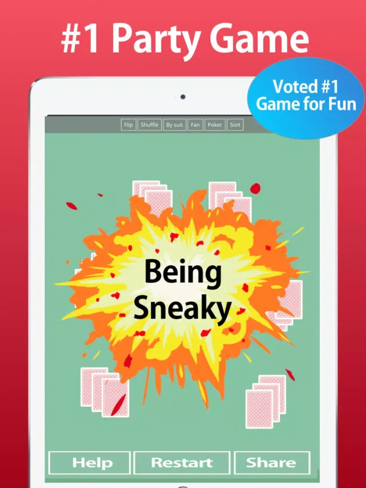 Being Sneaky Card Game iPad  Ekran Görüntüleri