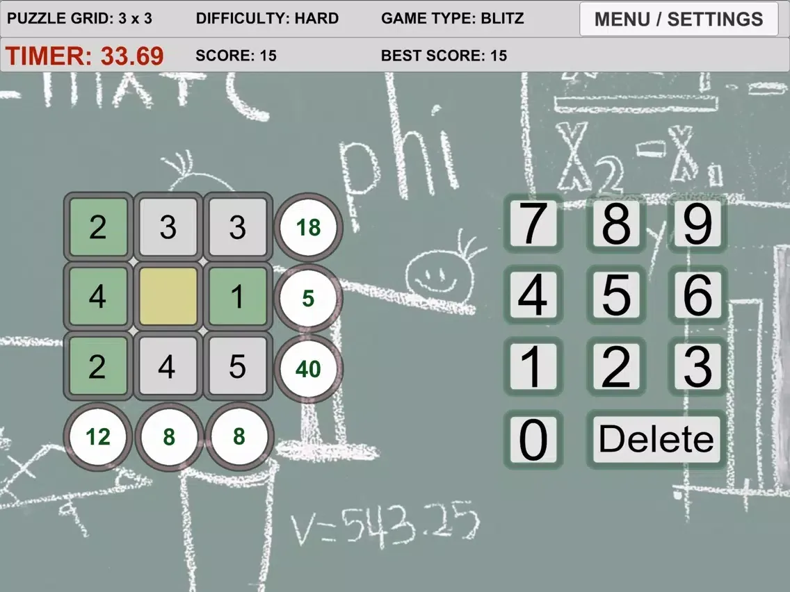 Tangkapan layar Maddiplication iPad 