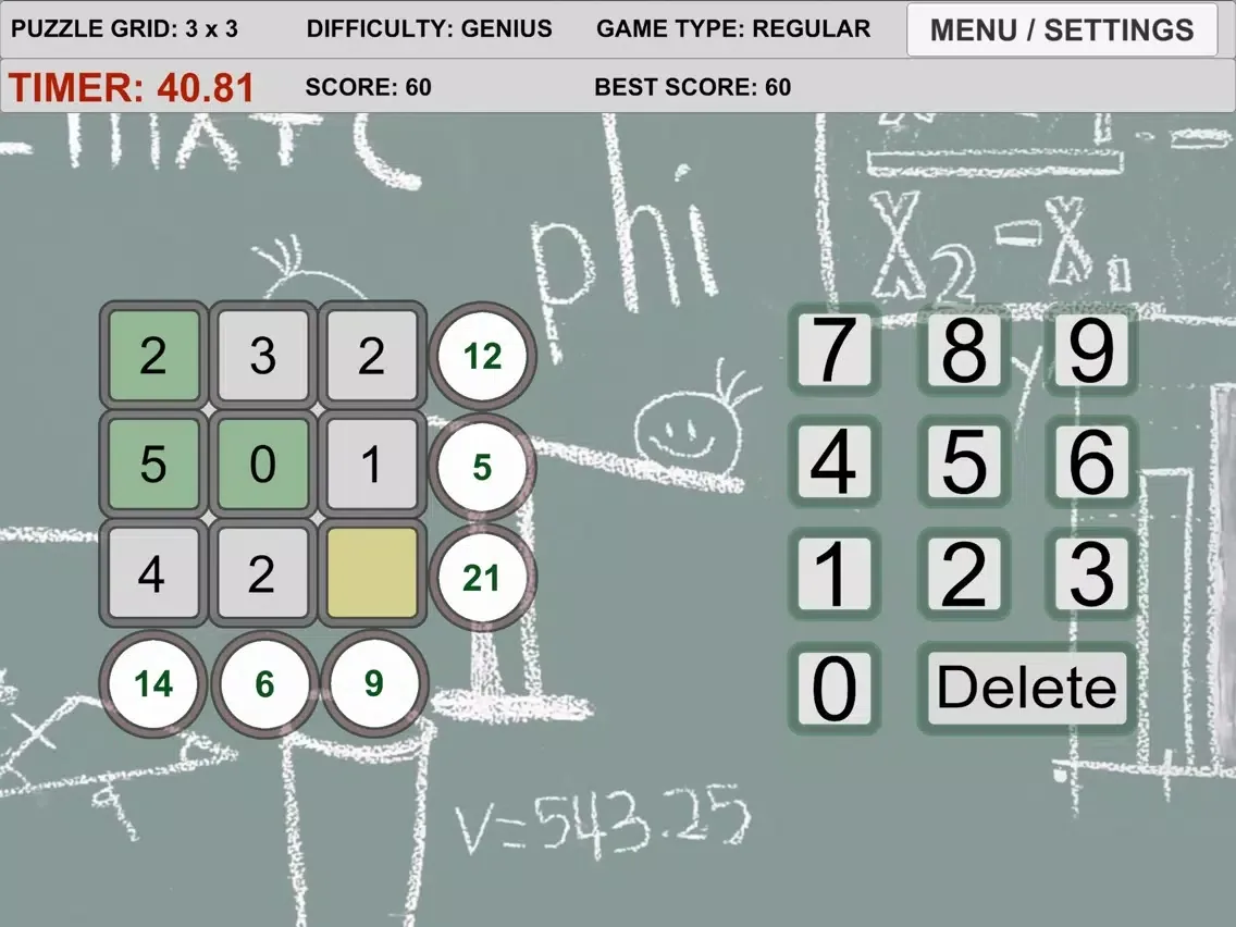 Tangkapan layar Maddiplication iPad 