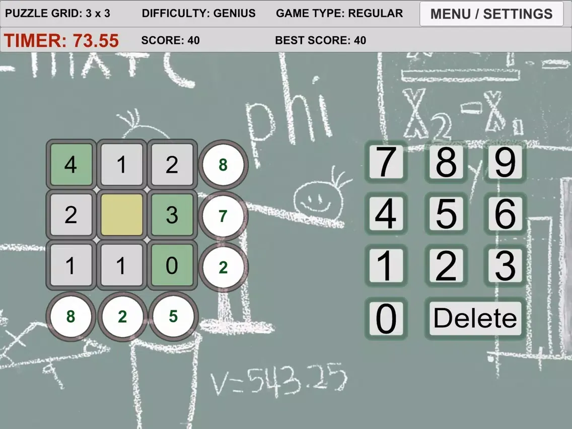 Tangkapan layar Maddiplication iPad 