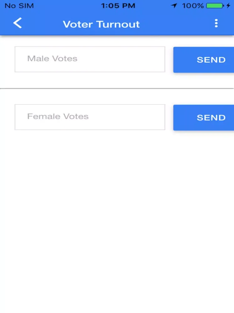 Tangkapan skrin Polling Info iPad 