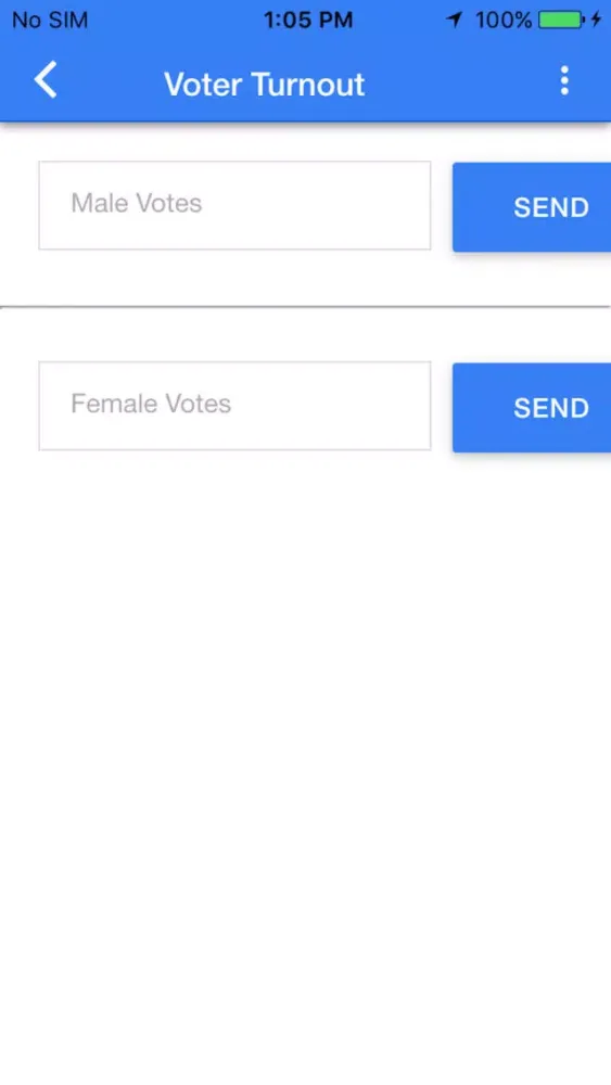 Tangkapan skrin Polling Info