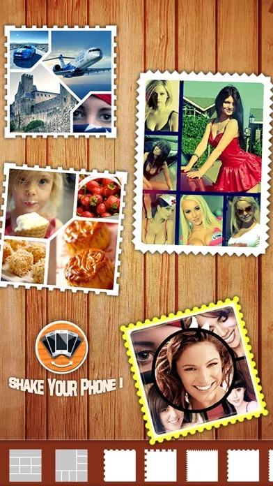 Photo Shake - Pic Collage Maker & Pic Frames Grid Screenshots