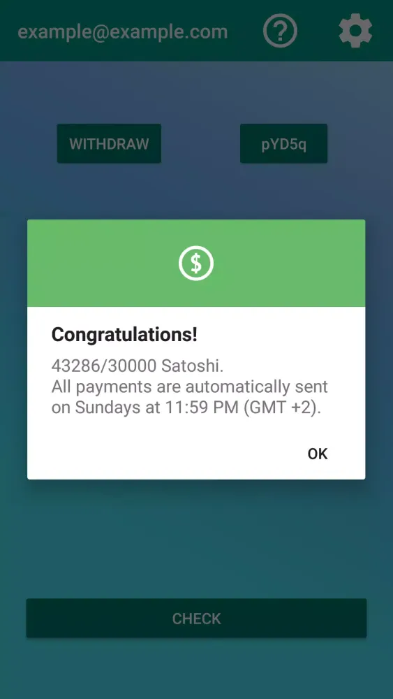 Capturas de pantalla de Random BTC Faucet