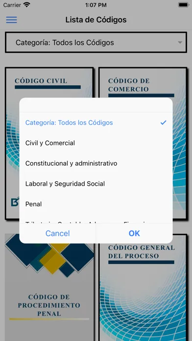 ภาพหน้าจอของ Códigos Colombianos