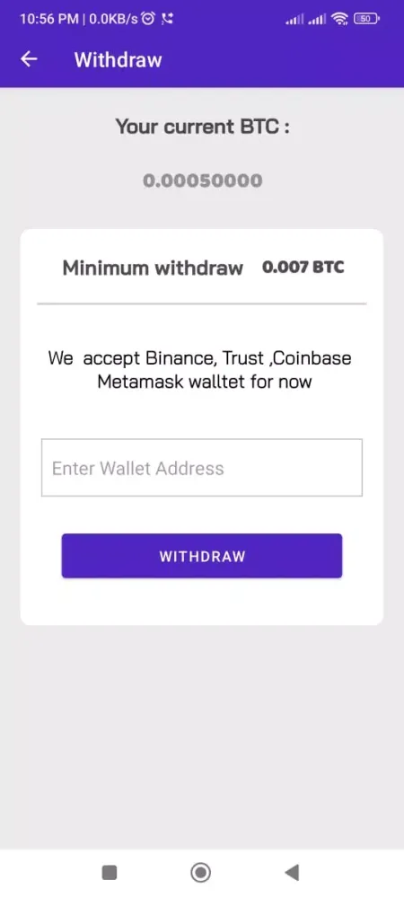 BTC Mining Screenshots