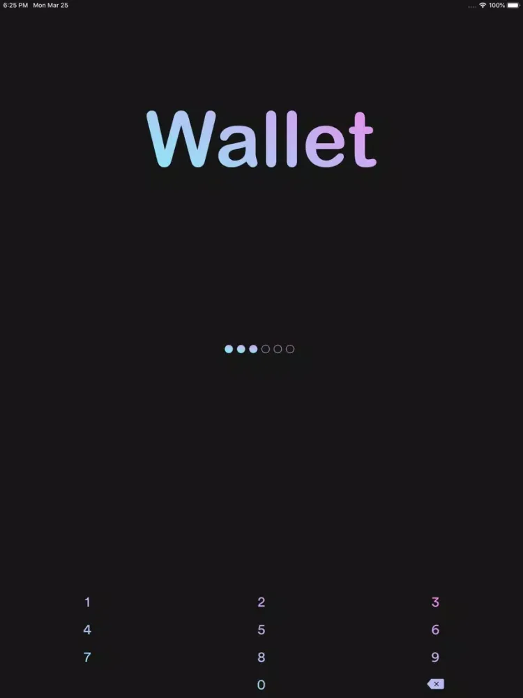 Bitcoin Wallet - Maks iPad  スクリーンショット