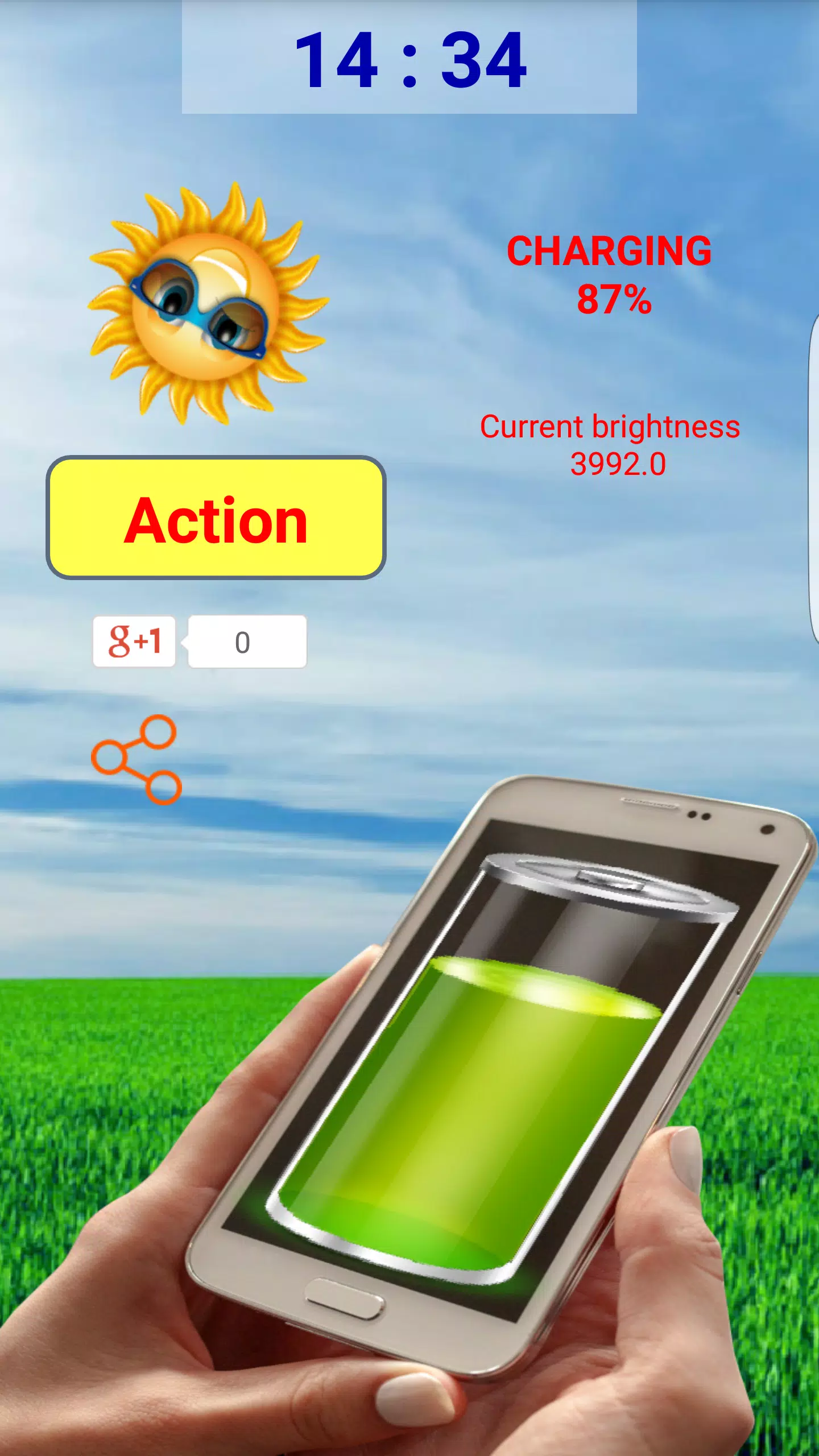 Solar Battery Charger Prank Screenshots
