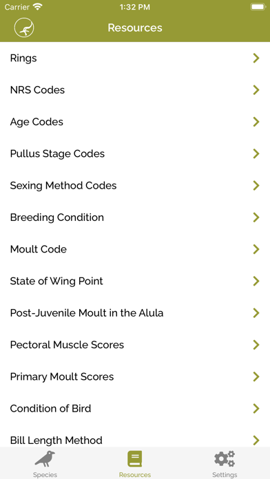 BTO Ringing & NRS Info应用截图