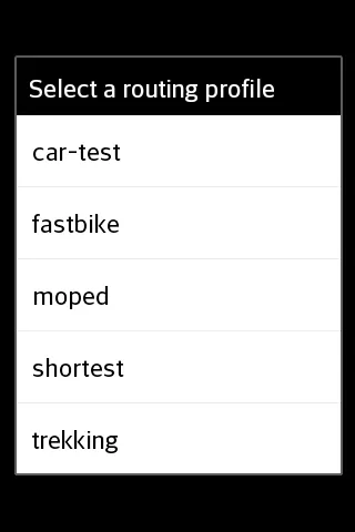 Screenshot di BRouter Offline Navigation