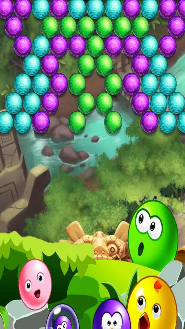 Tangkapan layar Find Hide Templ Ball - Shoot Bubble