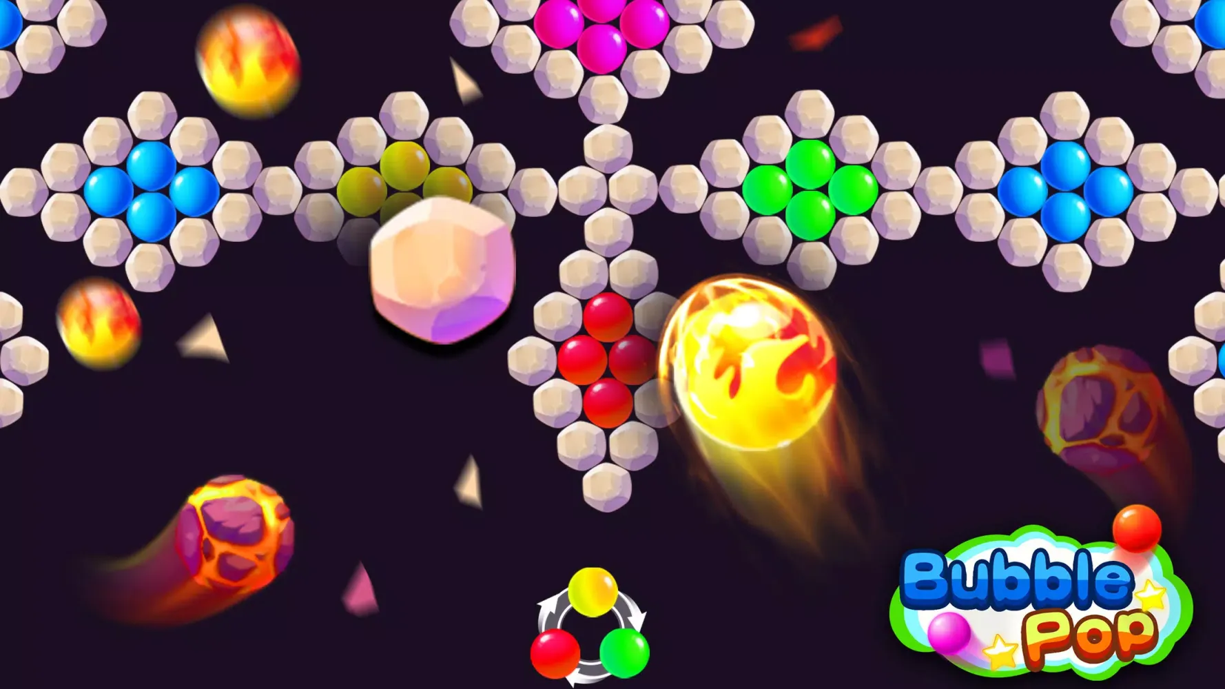 Capturas de tela do Bubble Pop