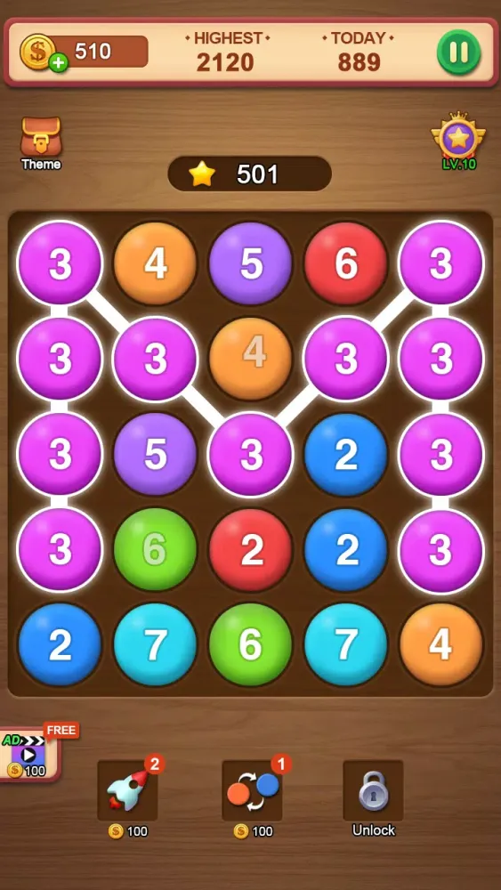 Number Puzzle - bubble match Screenshots