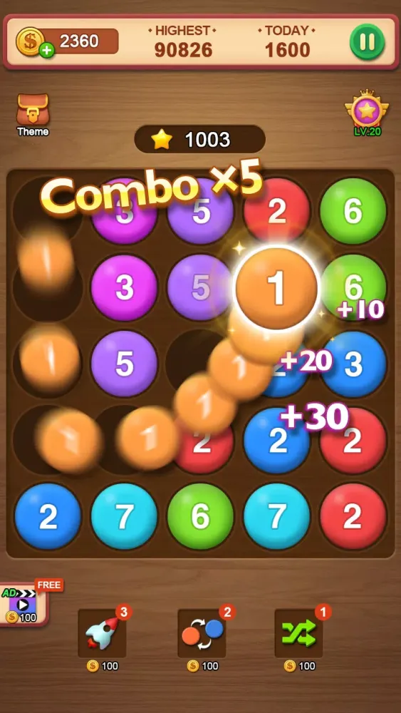 Number Puzzle - bubble match Screenshots