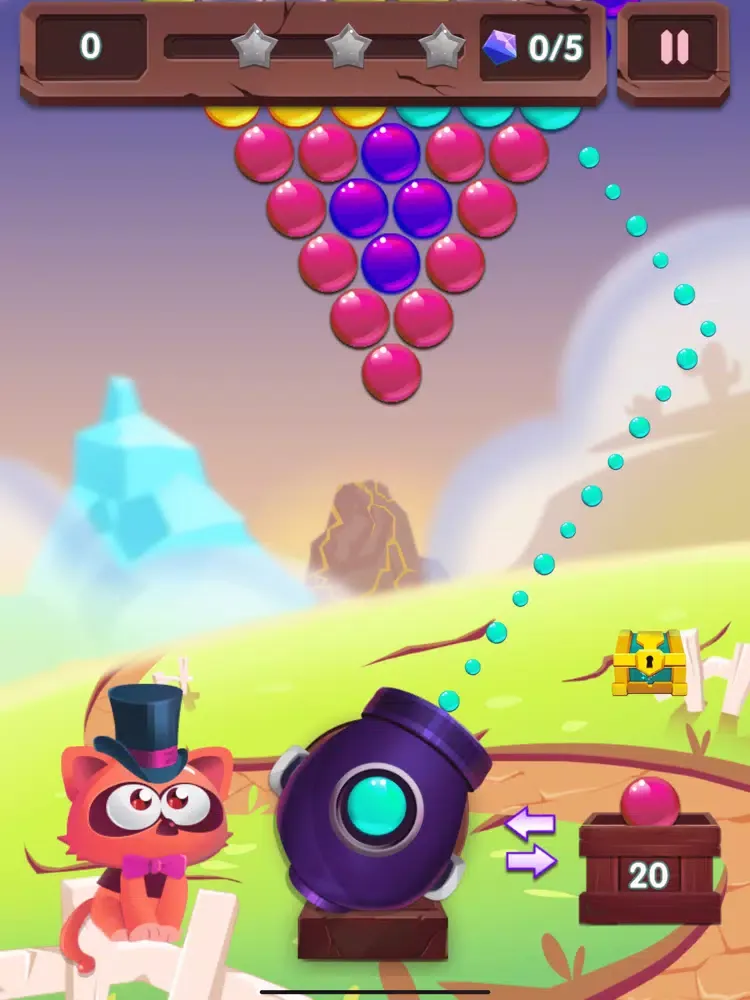 Ảnh chụp màn hình của POP Shooter - Bubble Games iPad 