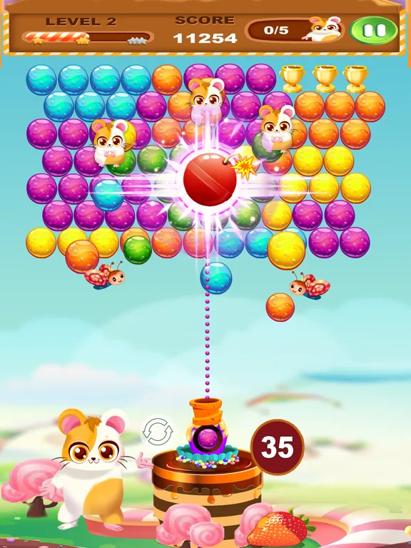 Bubble Sweet Games 2020 iPad  スクリーンショット