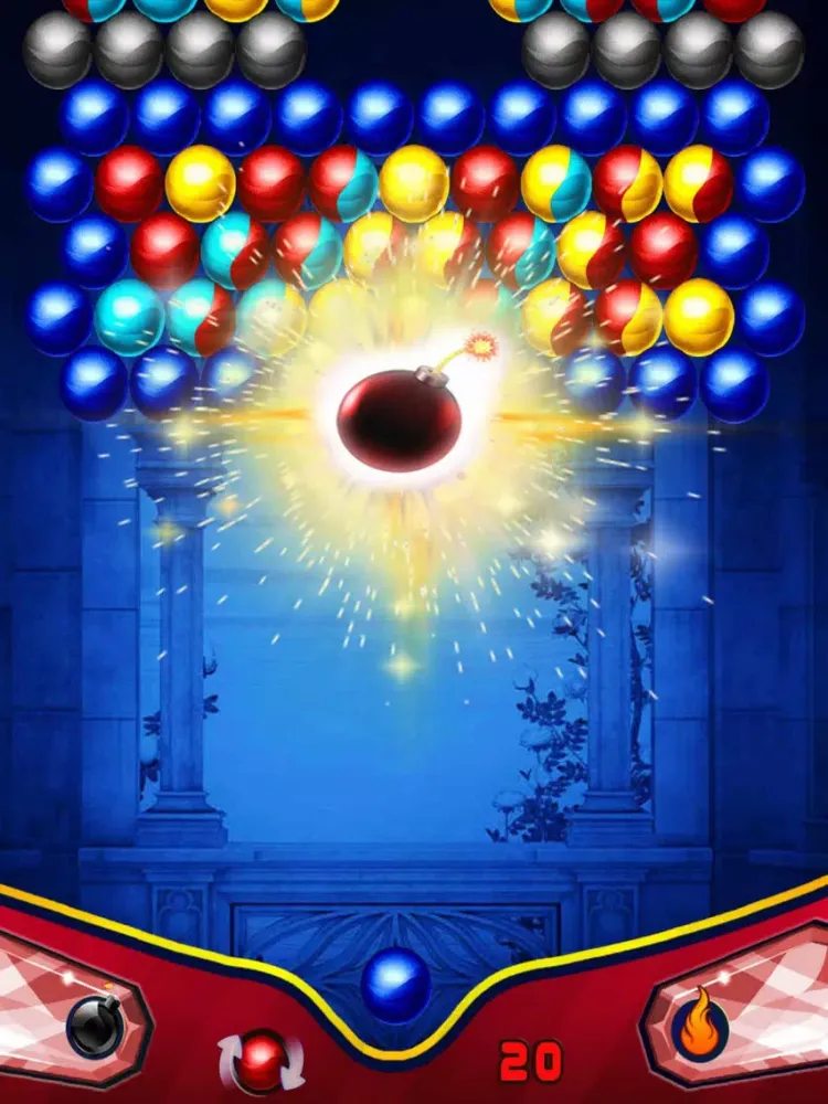 Tangkapan layar Back Ball Rocket iPad 