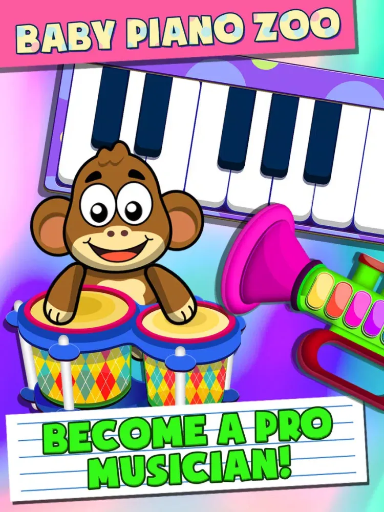 Musical Instruments & Animals iPad  स्क्रीनशॉट