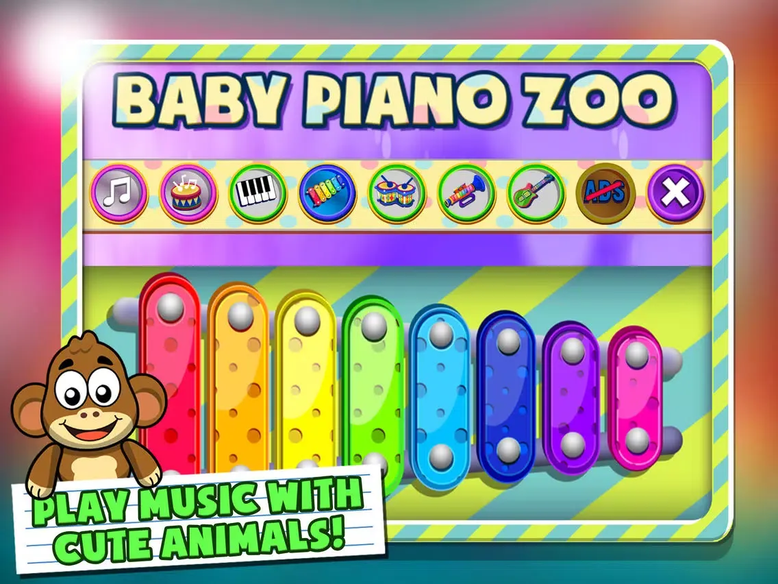 Musical Instruments & Animals iPad  स्क्रीनशॉट