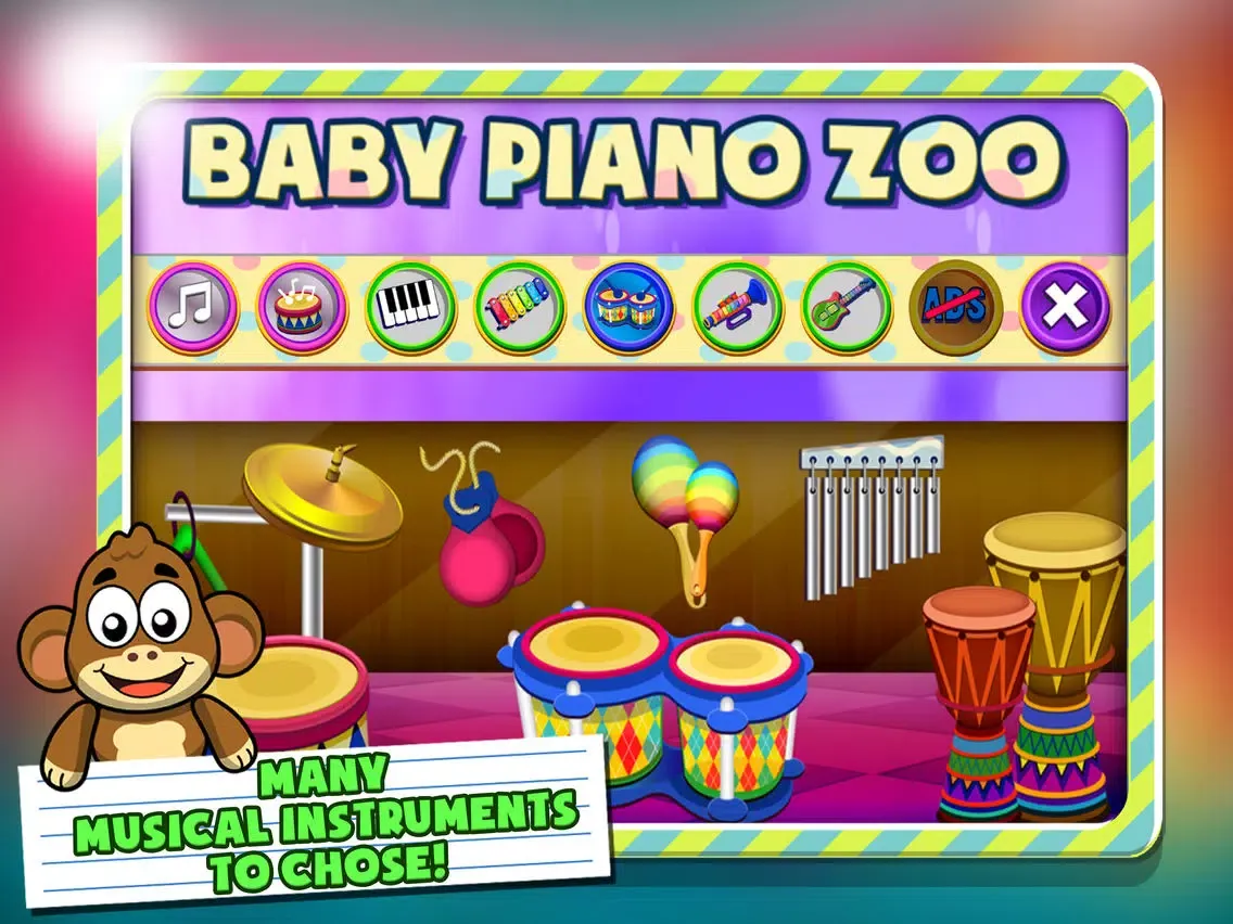 Musical Instruments & Animals iPad  स्क्रीनशॉट