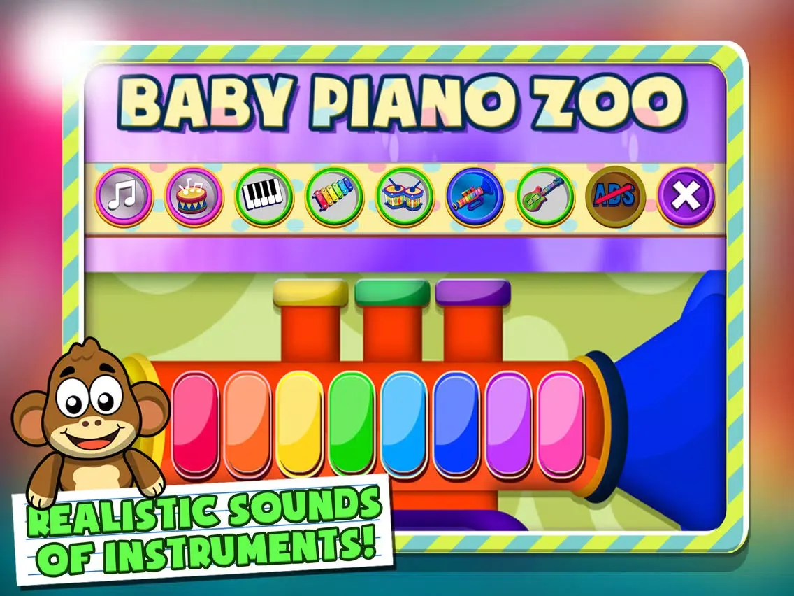 Musical Instruments & Animals iPad  स्क्रीनशॉट
