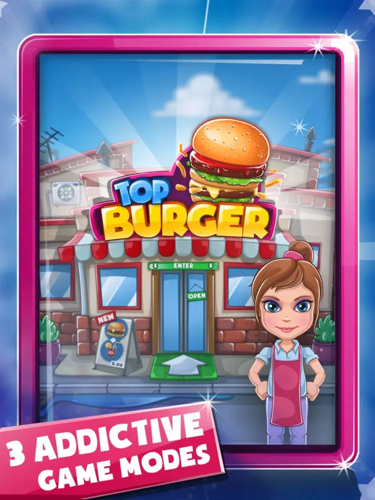 Top Burger Chef – Cooking Game iPad 應用截圖