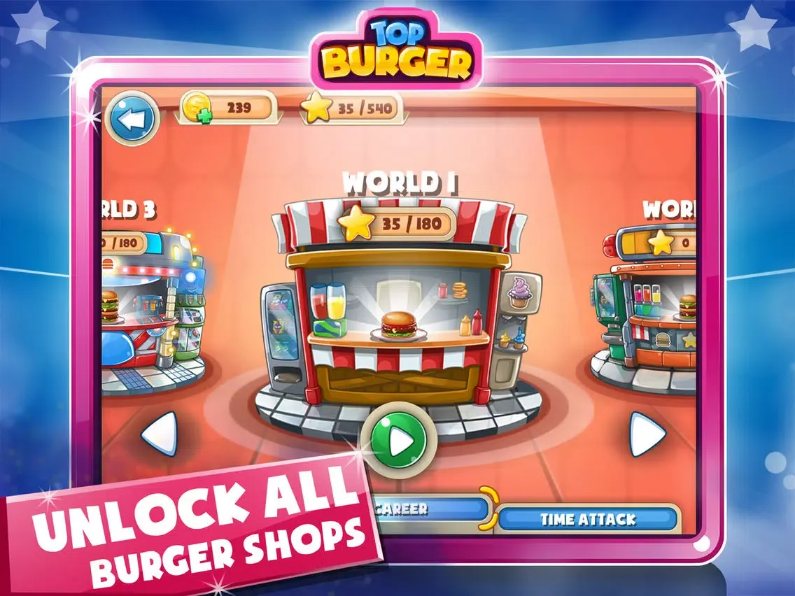 Top Burger Chef – Cooking Game iPad 應用截圖