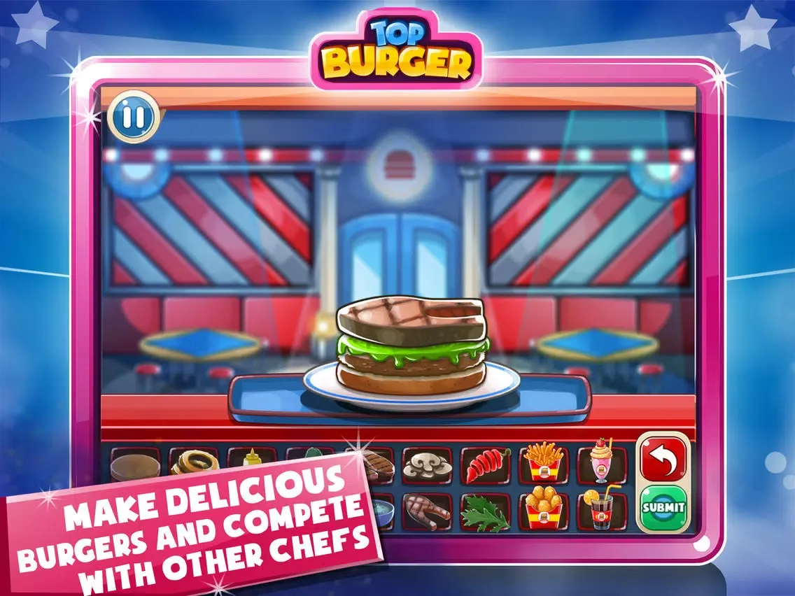 Top Burger Chef – Cooking Game iPad 應用截圖