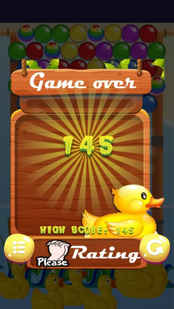 Capturas de pantalla de Bubble Shooter - Duck Shoot
