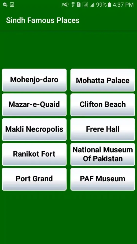 Pakistan Tourism App Screenshots