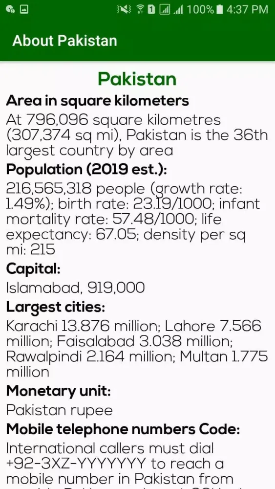Pakistan Tourism App Screenshots