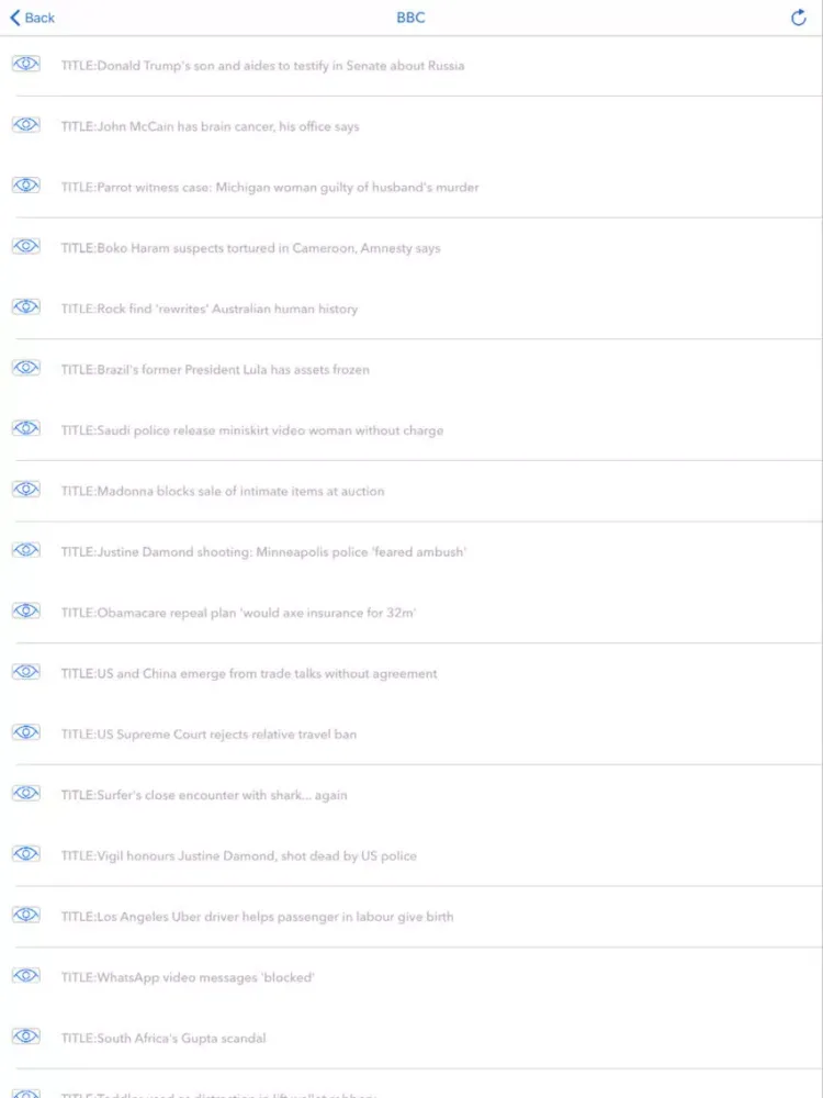 BlinkNews - Read News Fast (Spritz speed reading) iPad  Screenshots