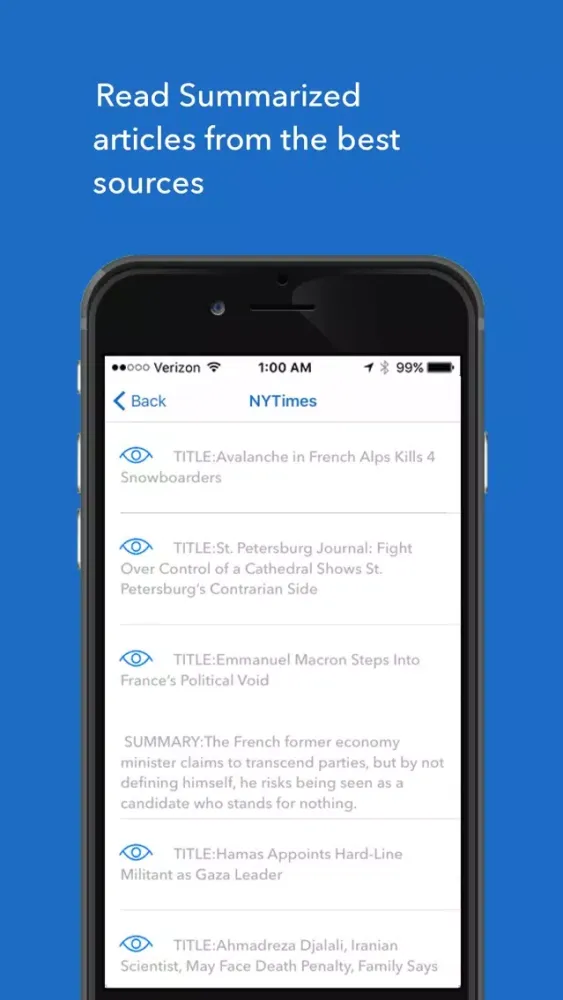 BlinkNews - Read News Fast (Spritz speed reading) Screenshots