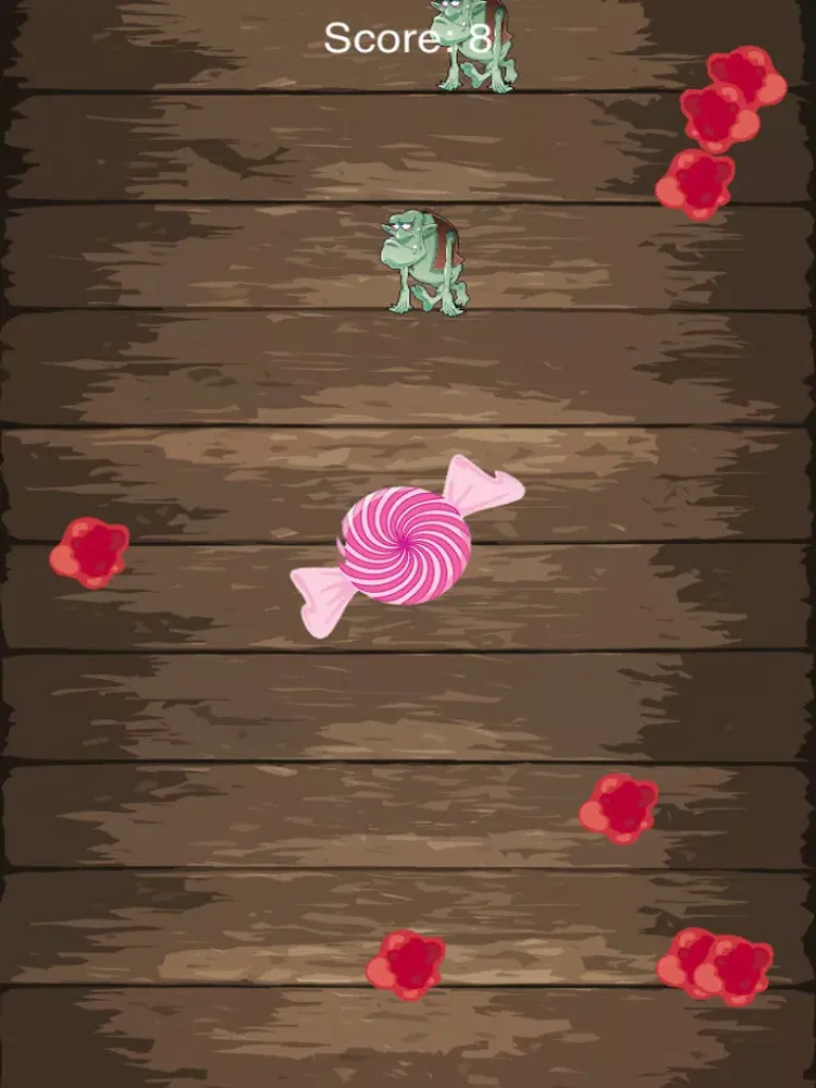 A Halloween Monster Attack! Zombie Candy Game for Children iPad  스크린샷