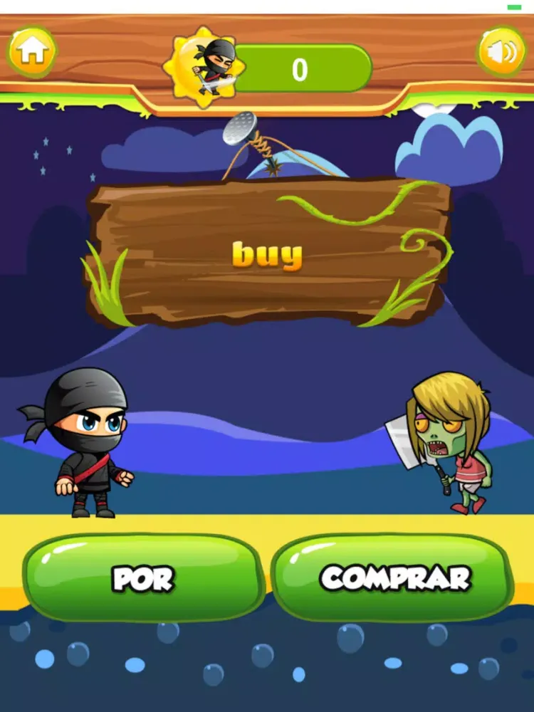 Скриншоты Game NINJA spanish vocabulary iPad 